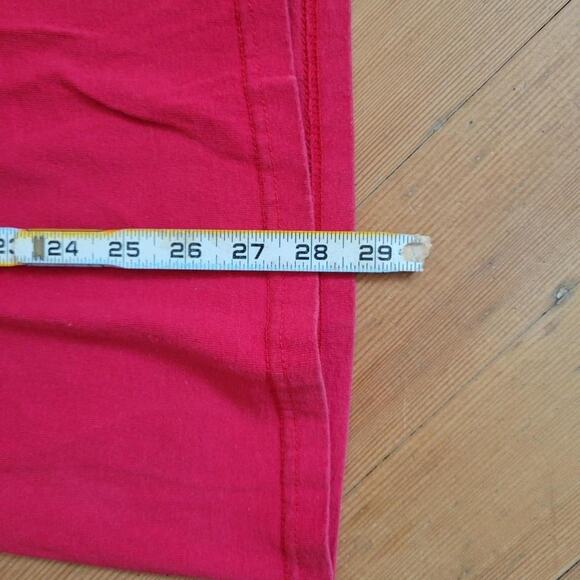 Vtg Y2k Punk'd Spellout Logo MTV Show Promo T Shirt Red Large Ashton Kutcher - Picture 4 of 4